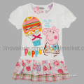 kids clothing H4721#WHITE 18M-6Y baby fancy frocks cotton girl dress